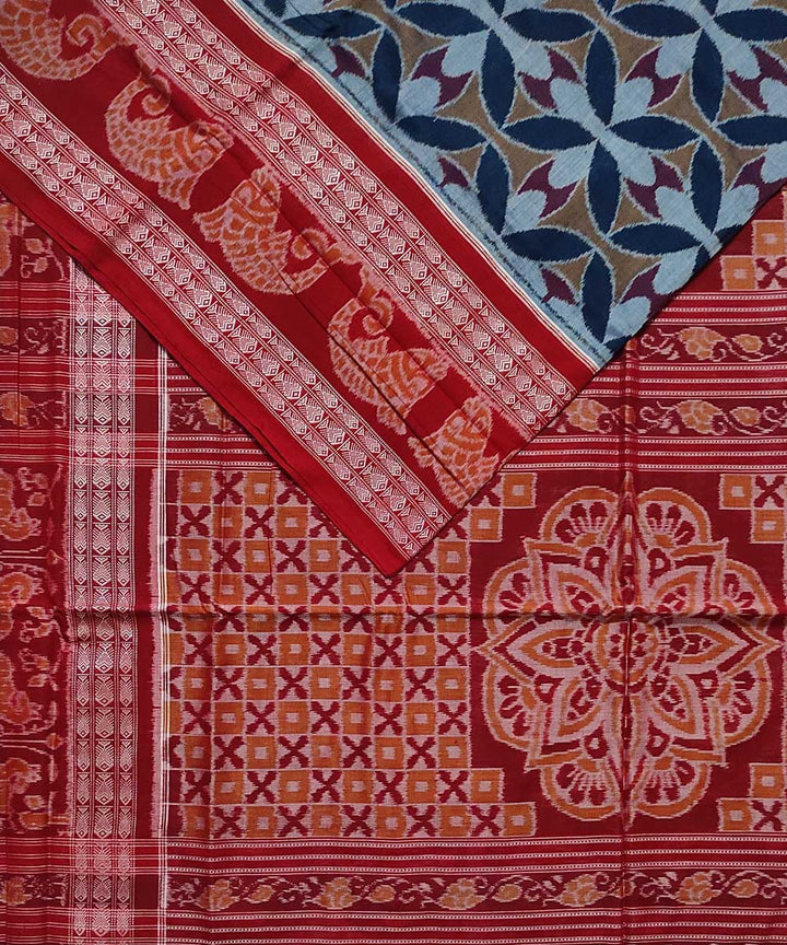 Multicolor cotton handloom sambalpuri saree
