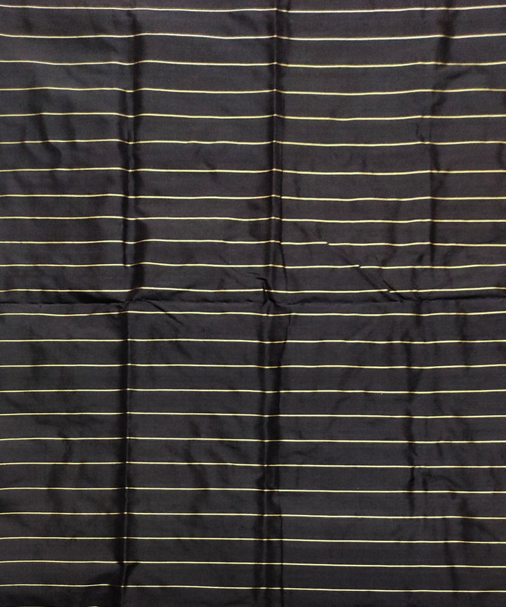 Red black handloom bomkai silk saree