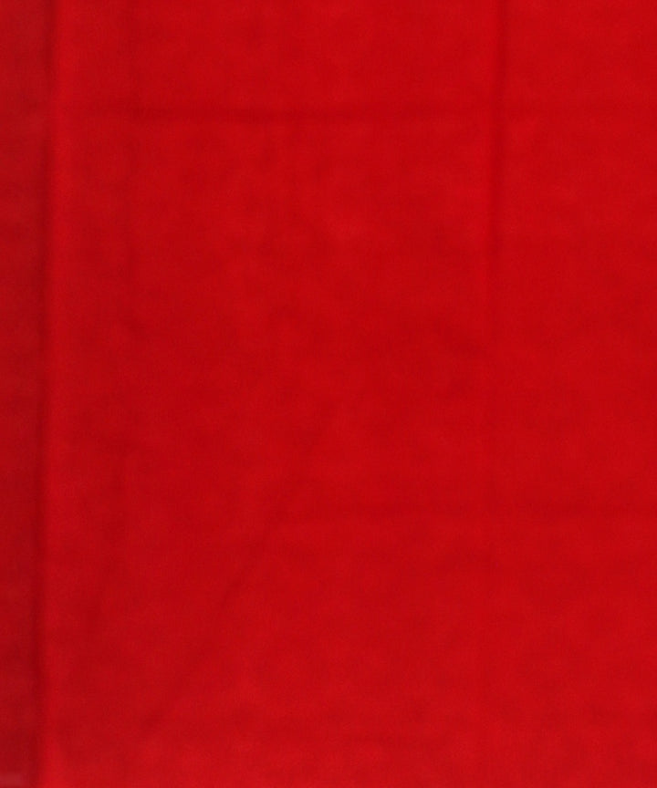 White Red Cotton Handwoven Sambalpuri Saree