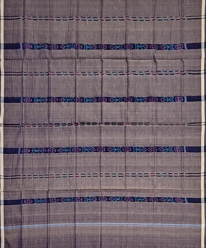 Grey handwoven cotton sambalpuri lungi