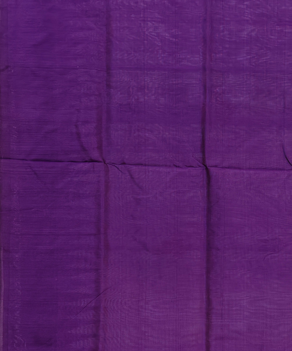 White blue silk handwoven bomkai saree