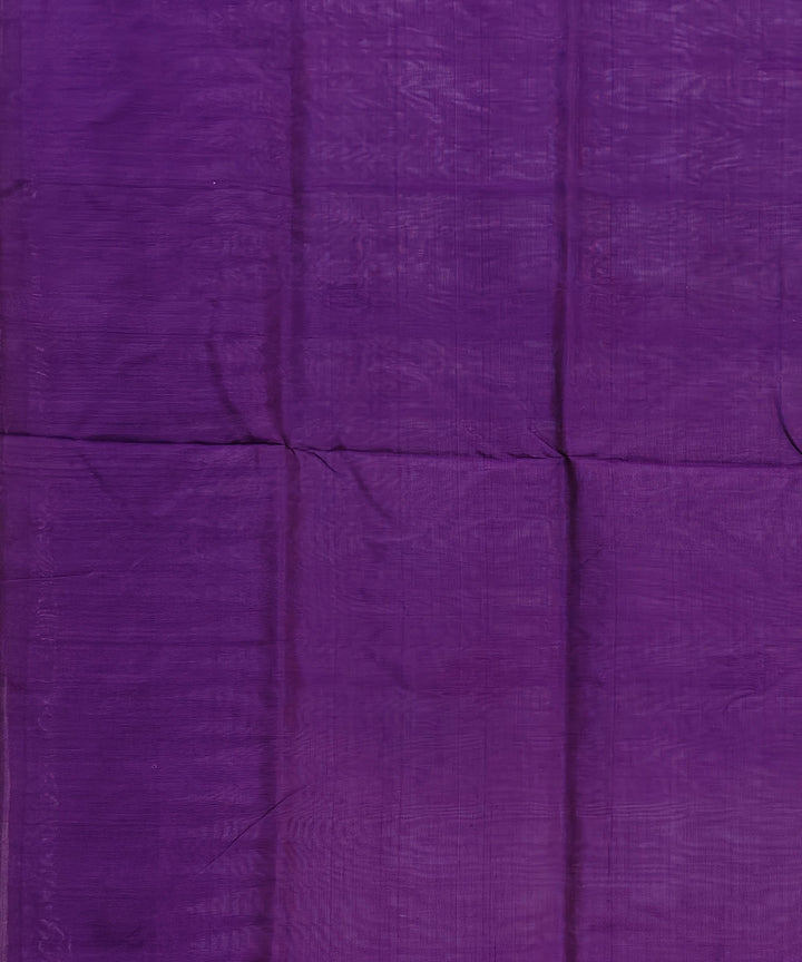 White blue silk handwoven bomkai saree