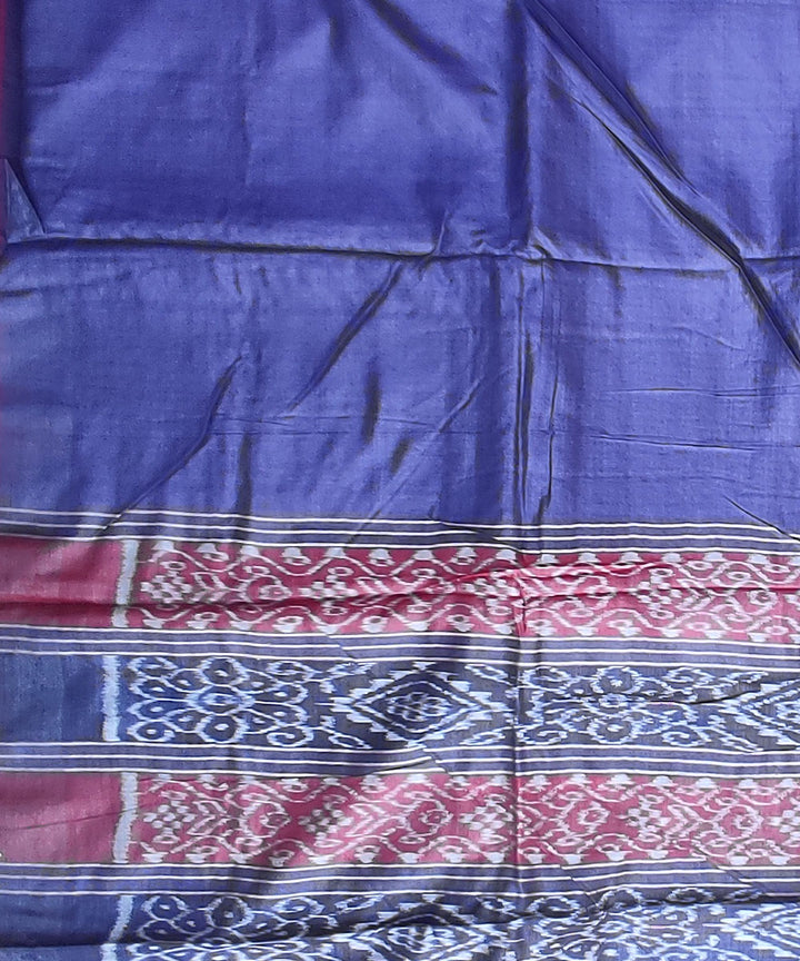 Purple multicolor tussar silk handloom gopalpur saree