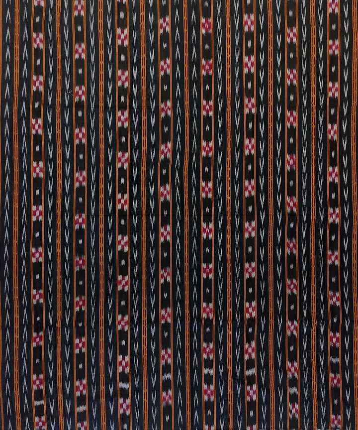 Black handwoven cotton nuapatna fabric