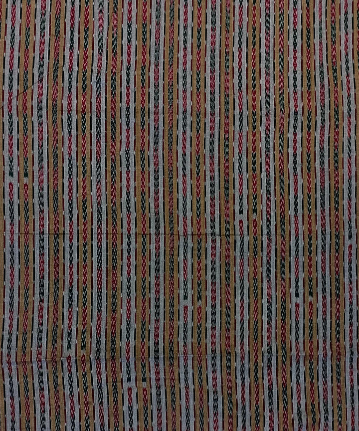 Multicolor handwoven cotton nuapatna fabric