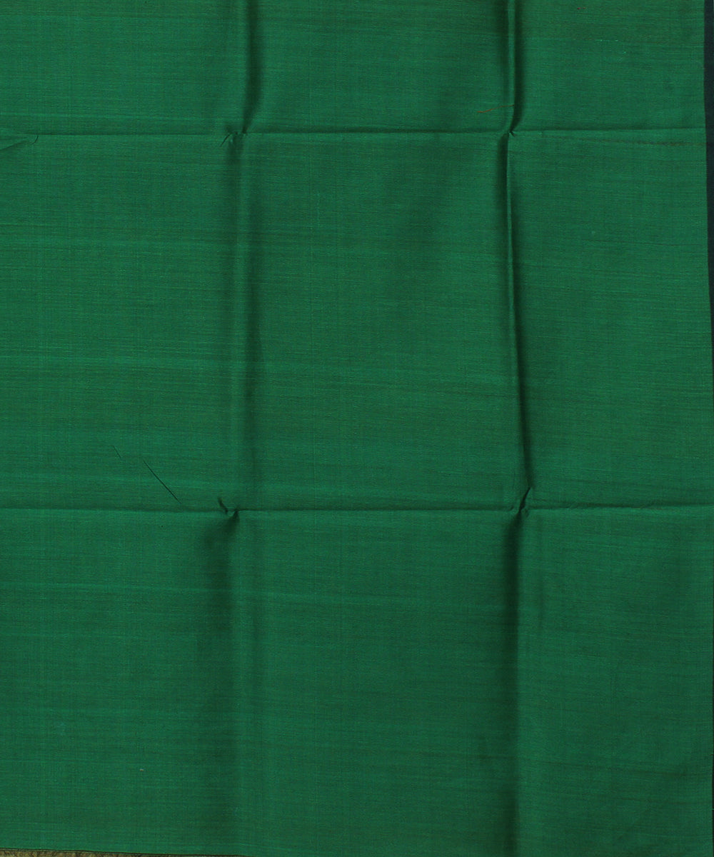 Light green handwoven raw silk bhagalpur saree