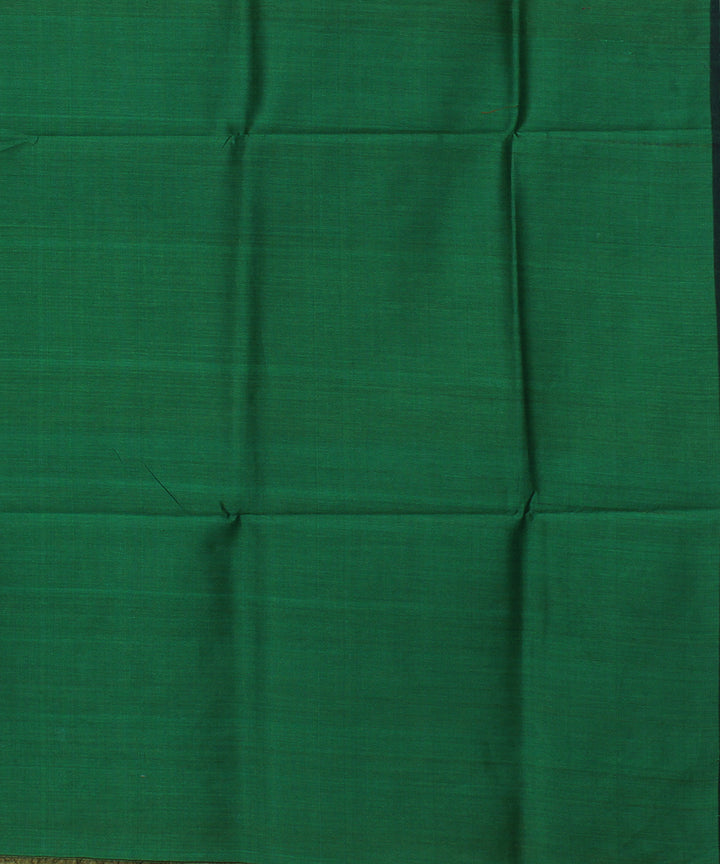 Light green handwoven raw silk bhagalpur saree