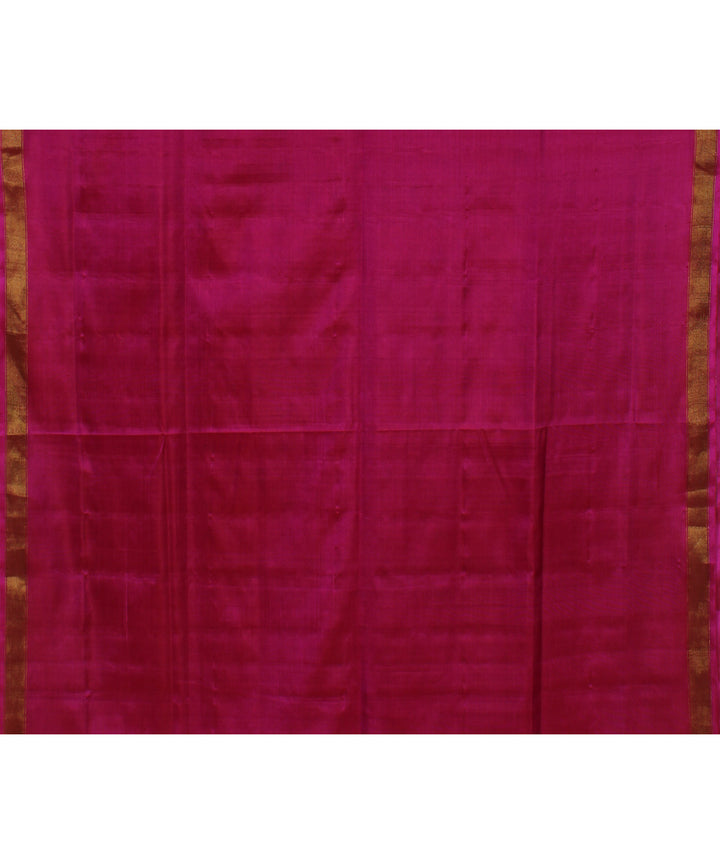 Pink handwoven patola silk saree