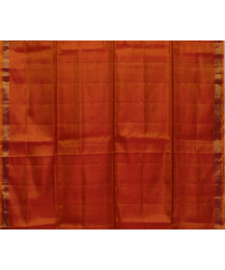 Mustard silk handwoven patola saree