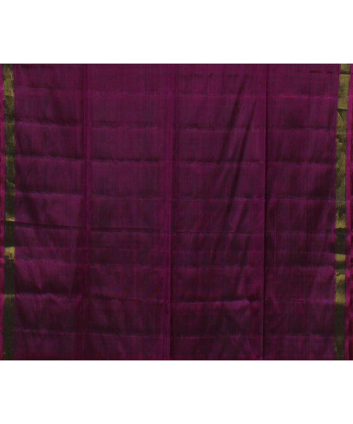 Purple handloom patola silk saree