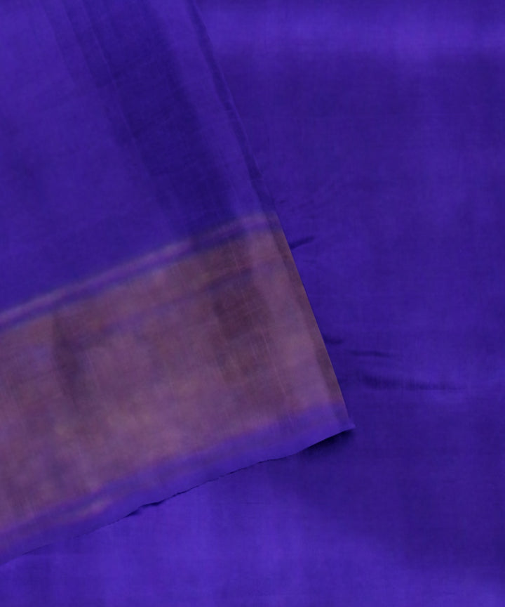 Purple beige silk handwoven patola saree