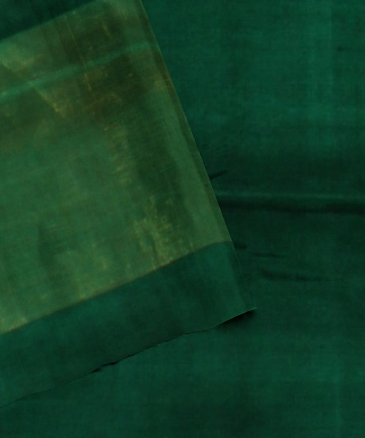 Purple green silk handwoven patola saree