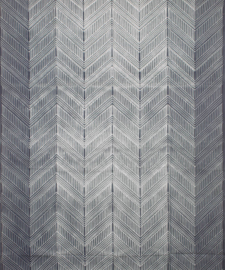 Grey handwoven shibori cotton kurta material