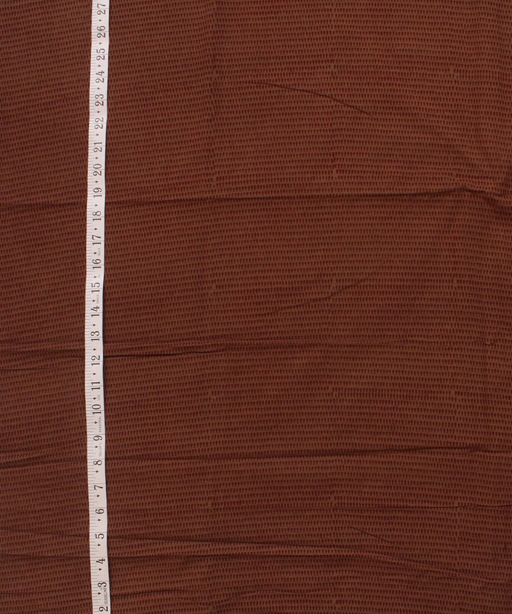 Maroon ilght olive black hand block bagh printed cotton fabric