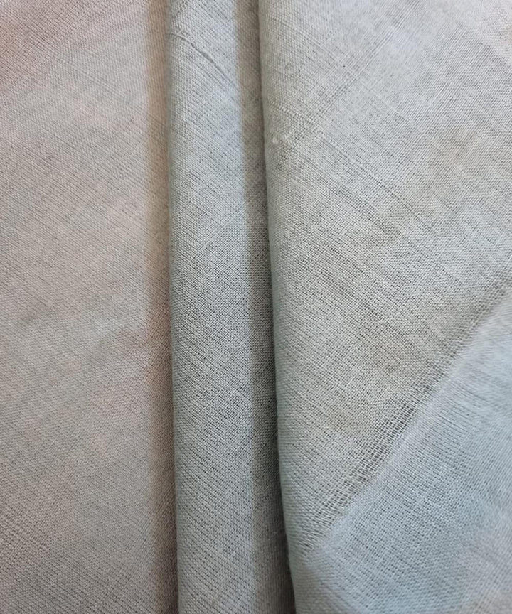 Grey handwoven cotton assam fabric