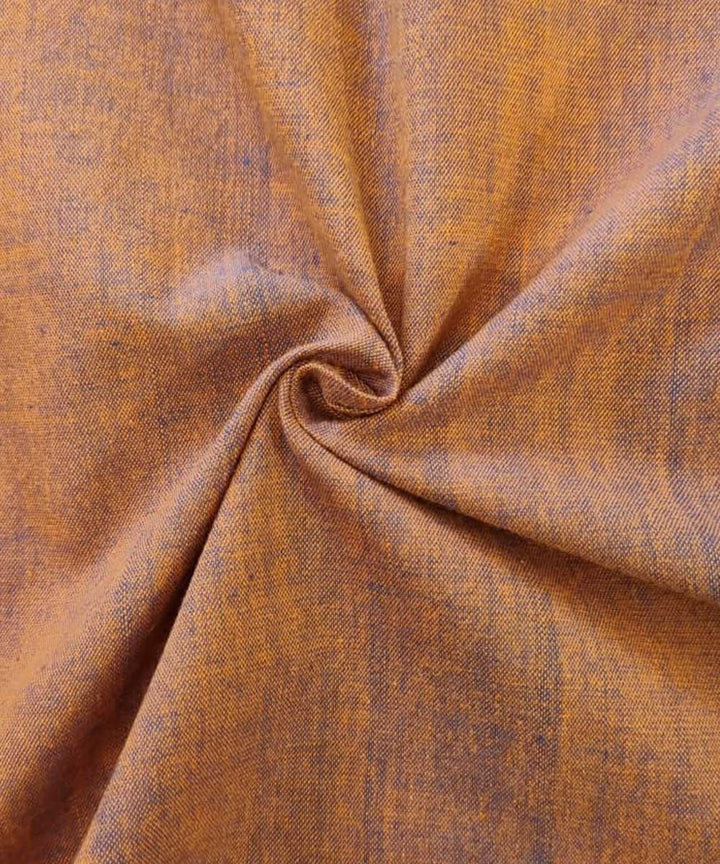 Brown handwoven cotton assam fabric