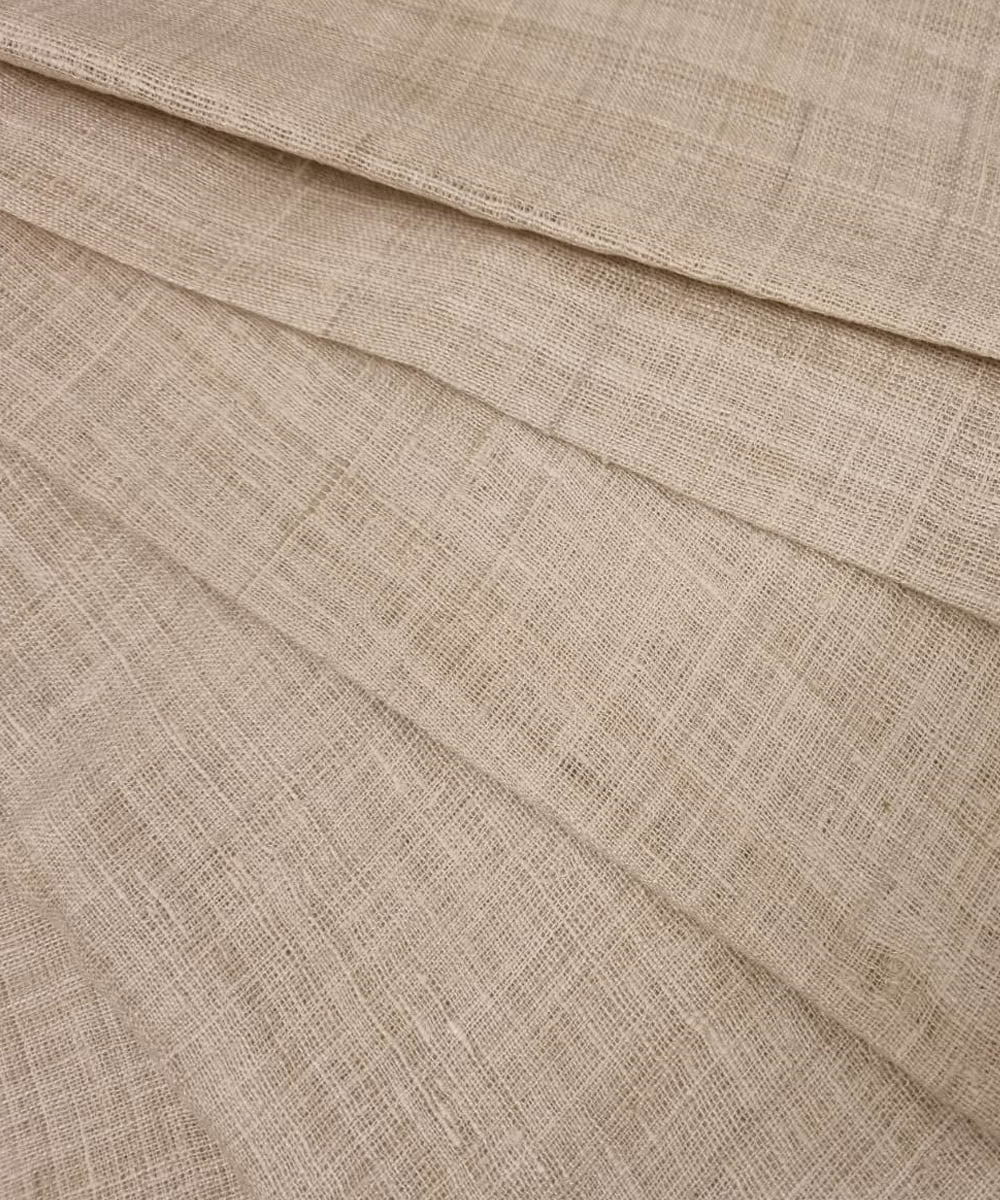 Offwhite handwoven eri silk assam fabric