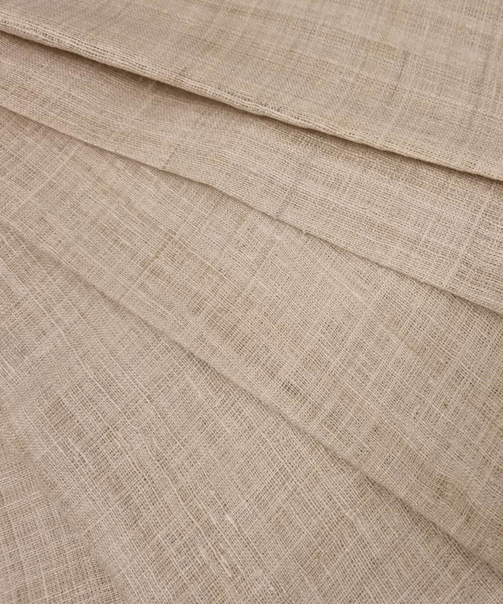 Offwhite handwoven eri silk assam fabric