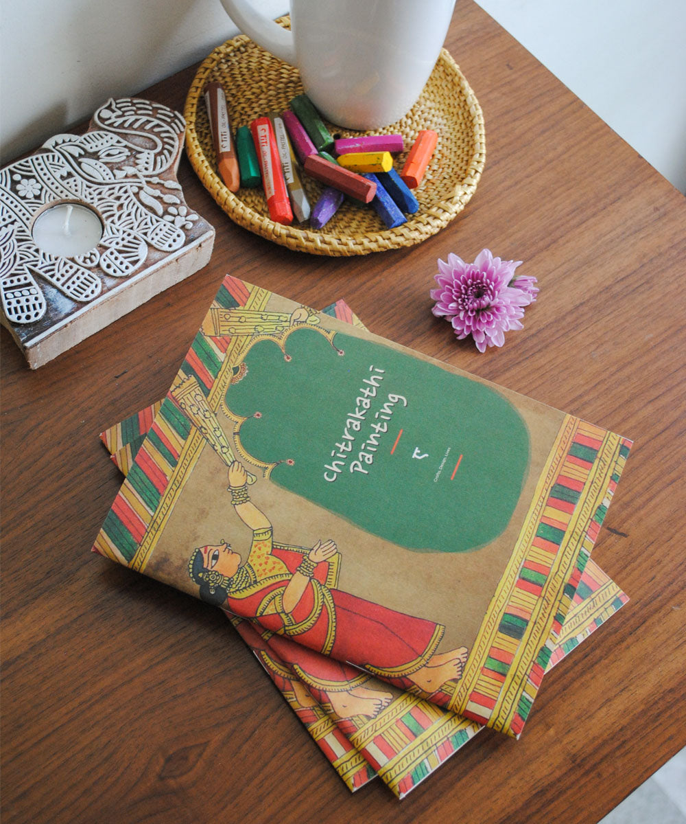 Handcrafted gond art coloring book