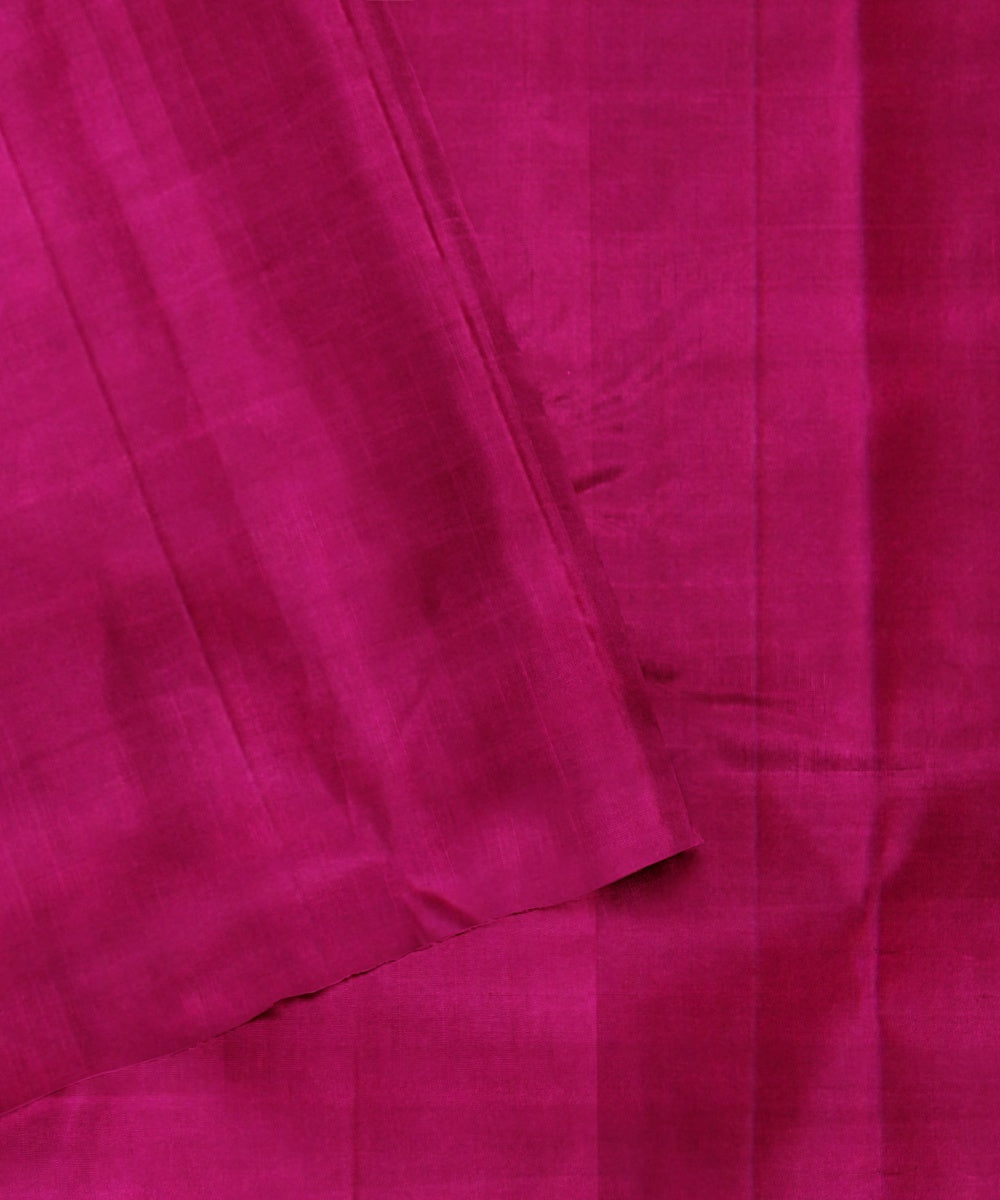 Pink golden pallu silk handloom kancheepuram saree