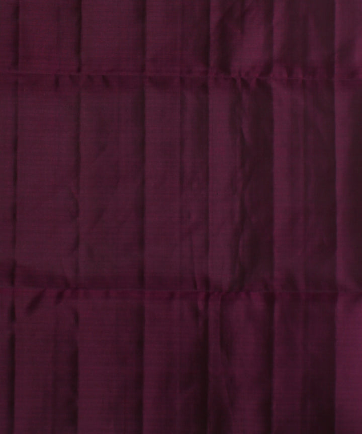 Red olive green wine handwoven kancheepuram silk saree