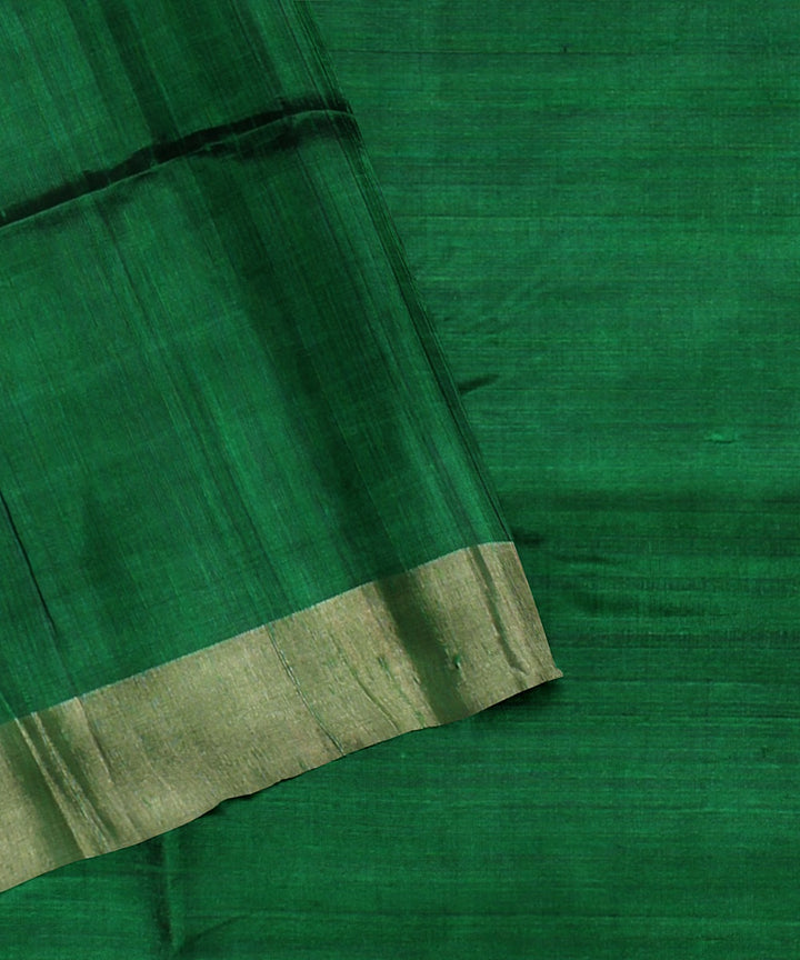 Lavender green pallu silk handloom karnataka saree