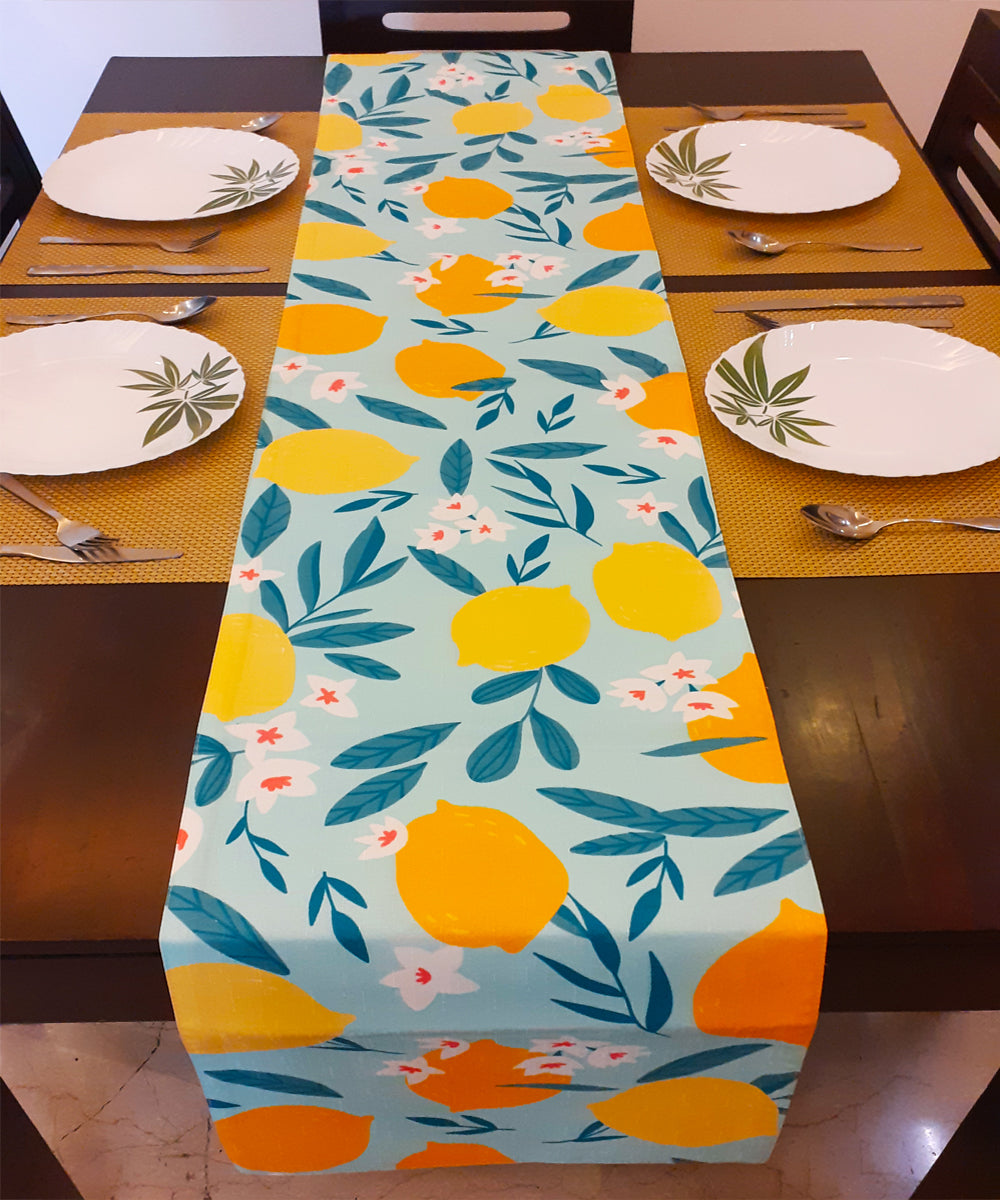 Multicolour cotton table runner
