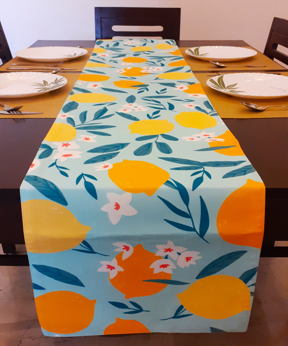 Multicolour cotton table runner