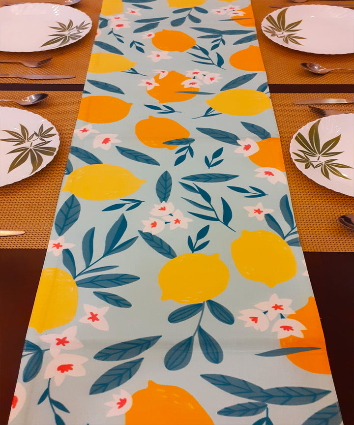 Multicolour cotton table runner