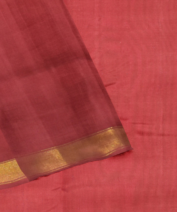 Yellow maroon handloom patola silk saree