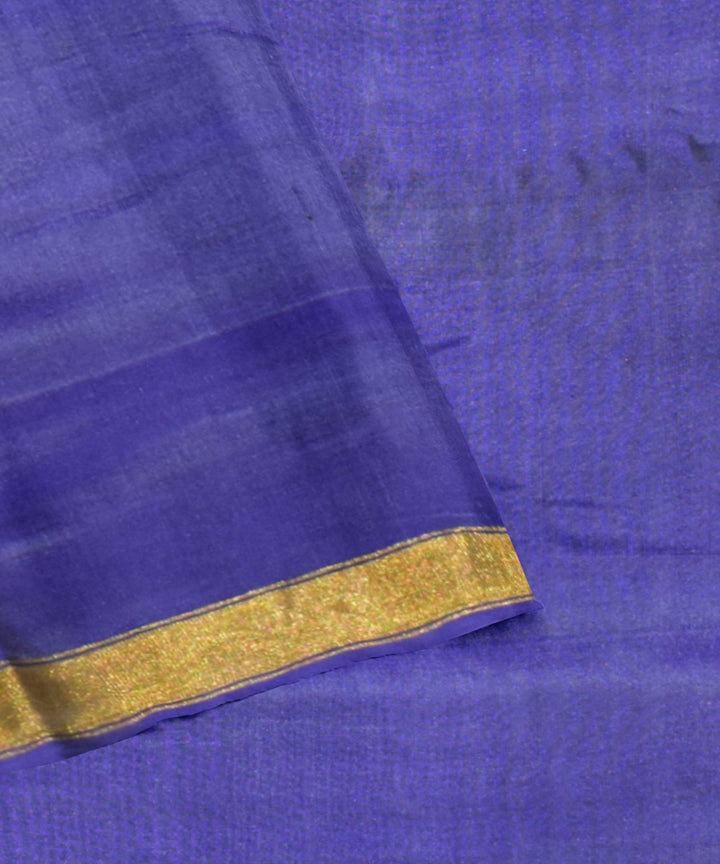 Navy blue handloom patola silk saree