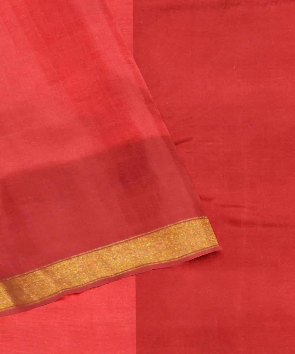 Purple red handloom patola silk saree