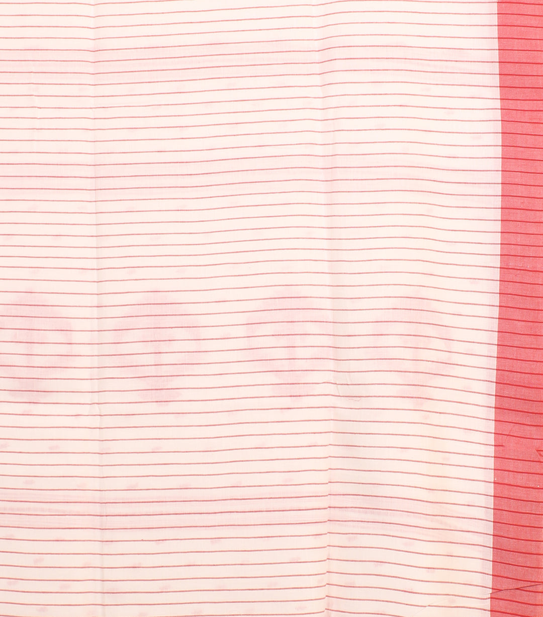 White red jamdani handloom cotton saree