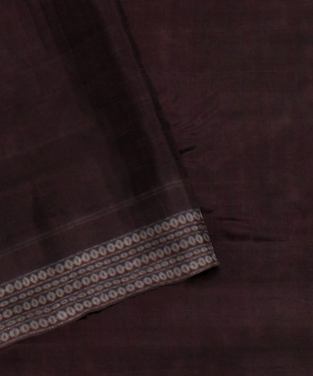 Pink blue cotton handloom sambalpuri saree