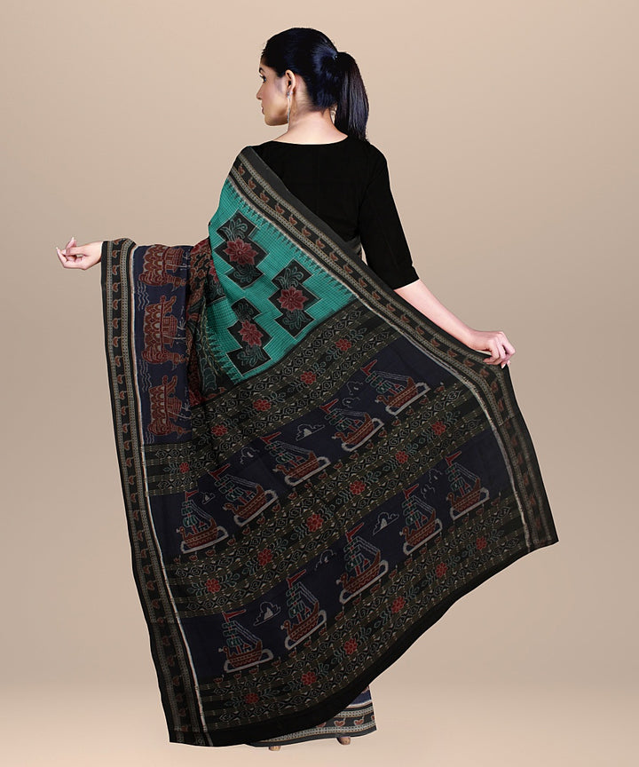 Multicolor cotton handloom sambalpuri saree