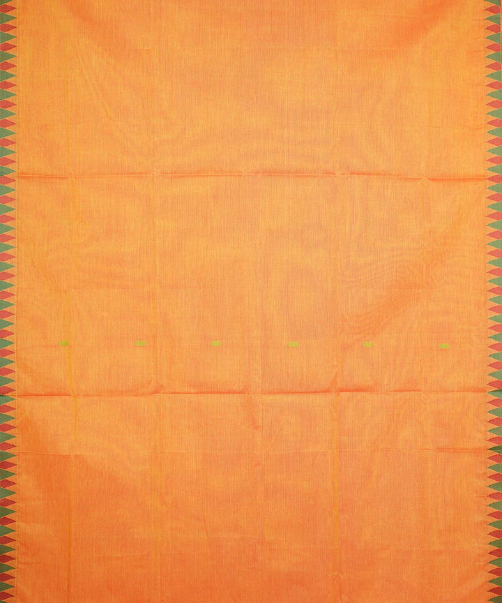 Orange cotton venkatagiri handloom saree