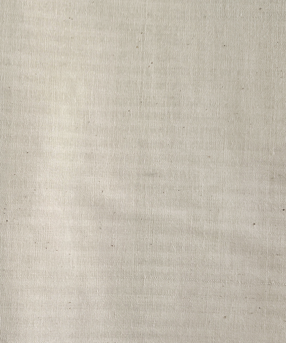 2.5m white yellow stripes handspun handloom cotton kurta material