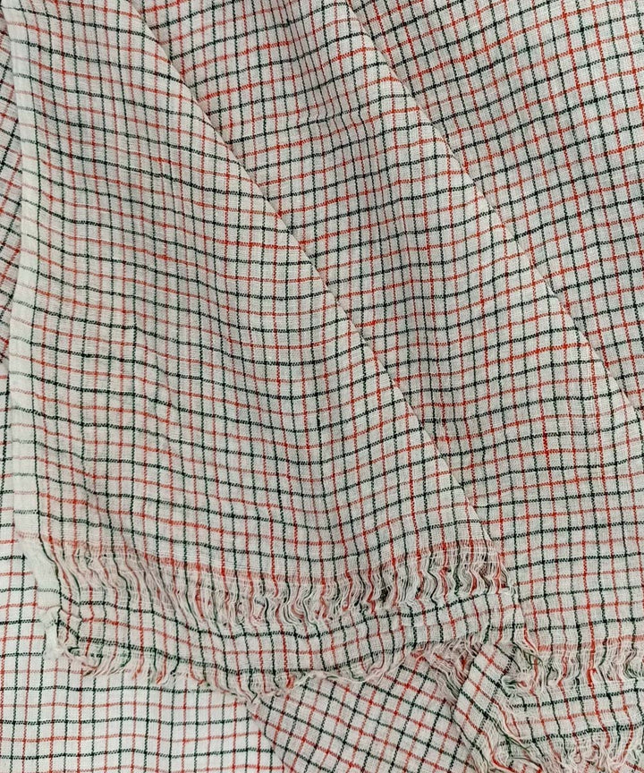 Multicolor handwoven cotton fabric