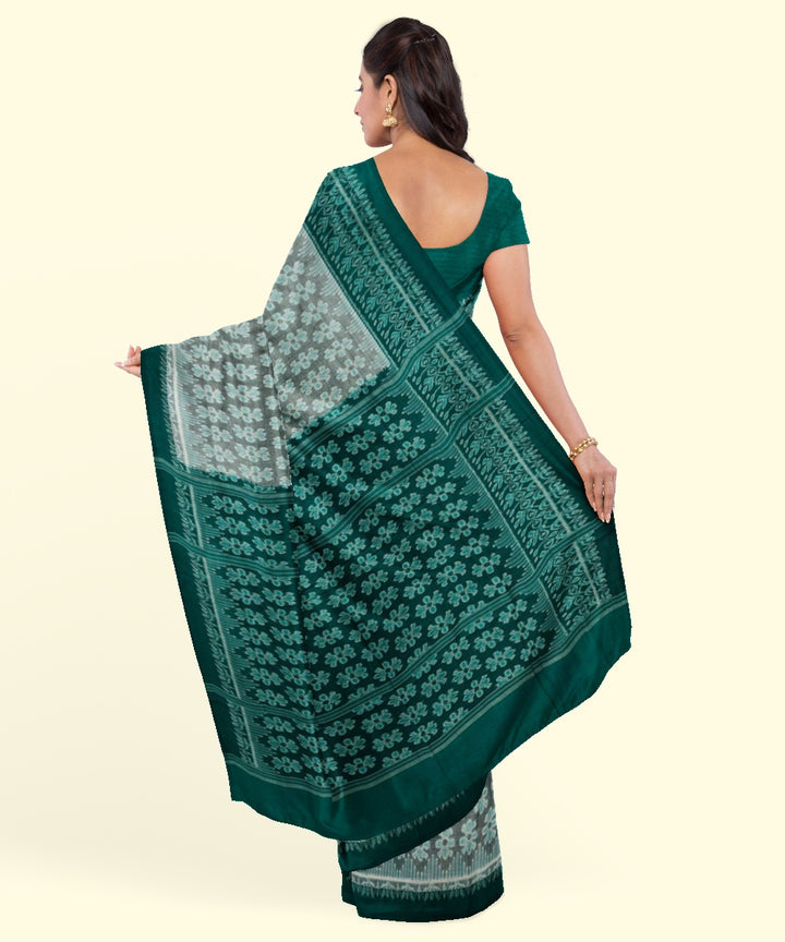 Light green  cotton handwoven sambalpuri saree