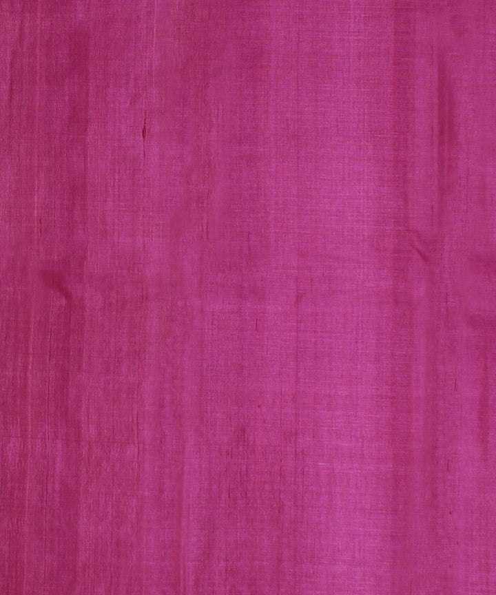Magenta gold zari tussar silk handwoven chattisgarh saree