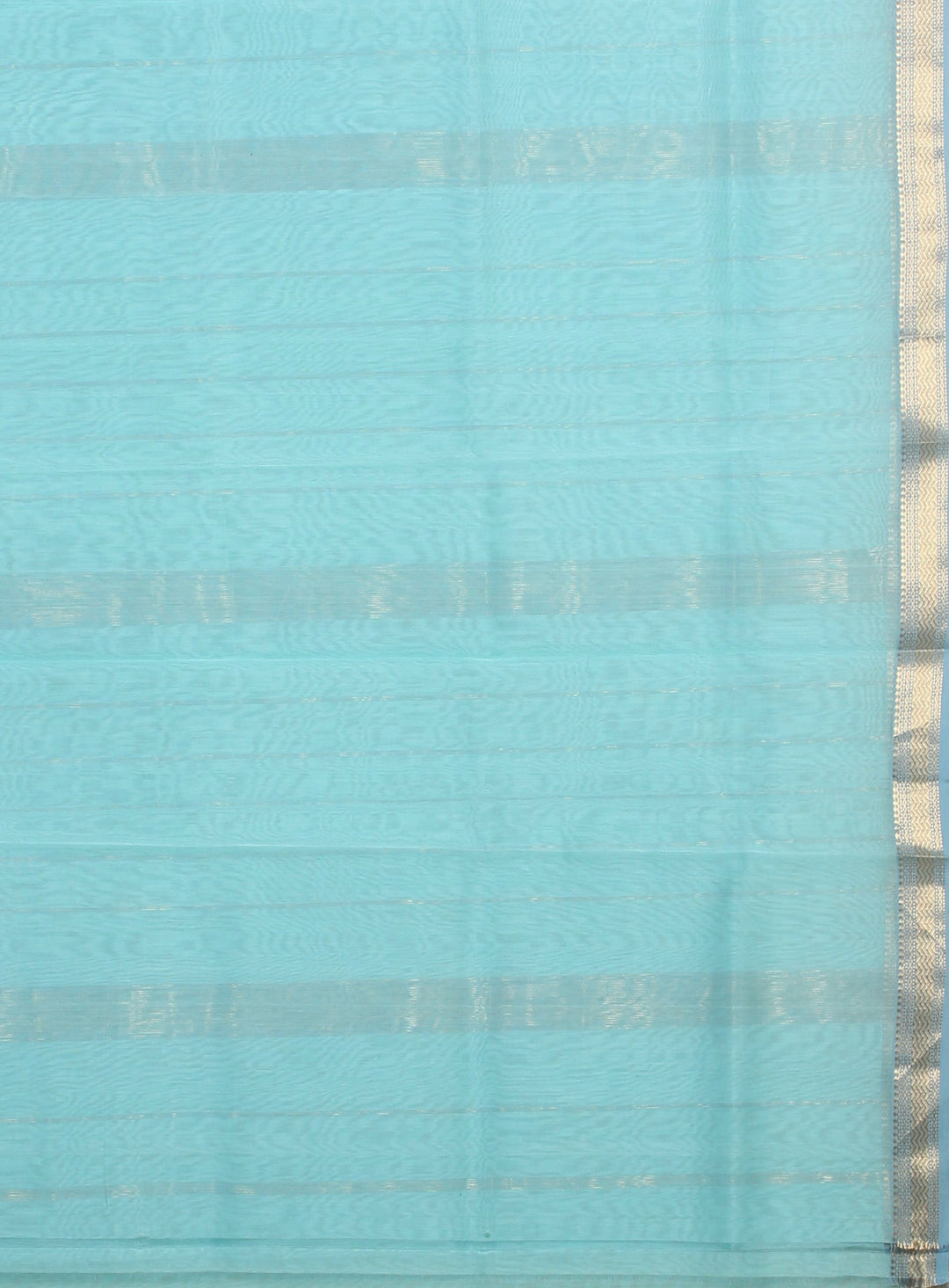 Sky blue handloom maheshwari cotton silk saree