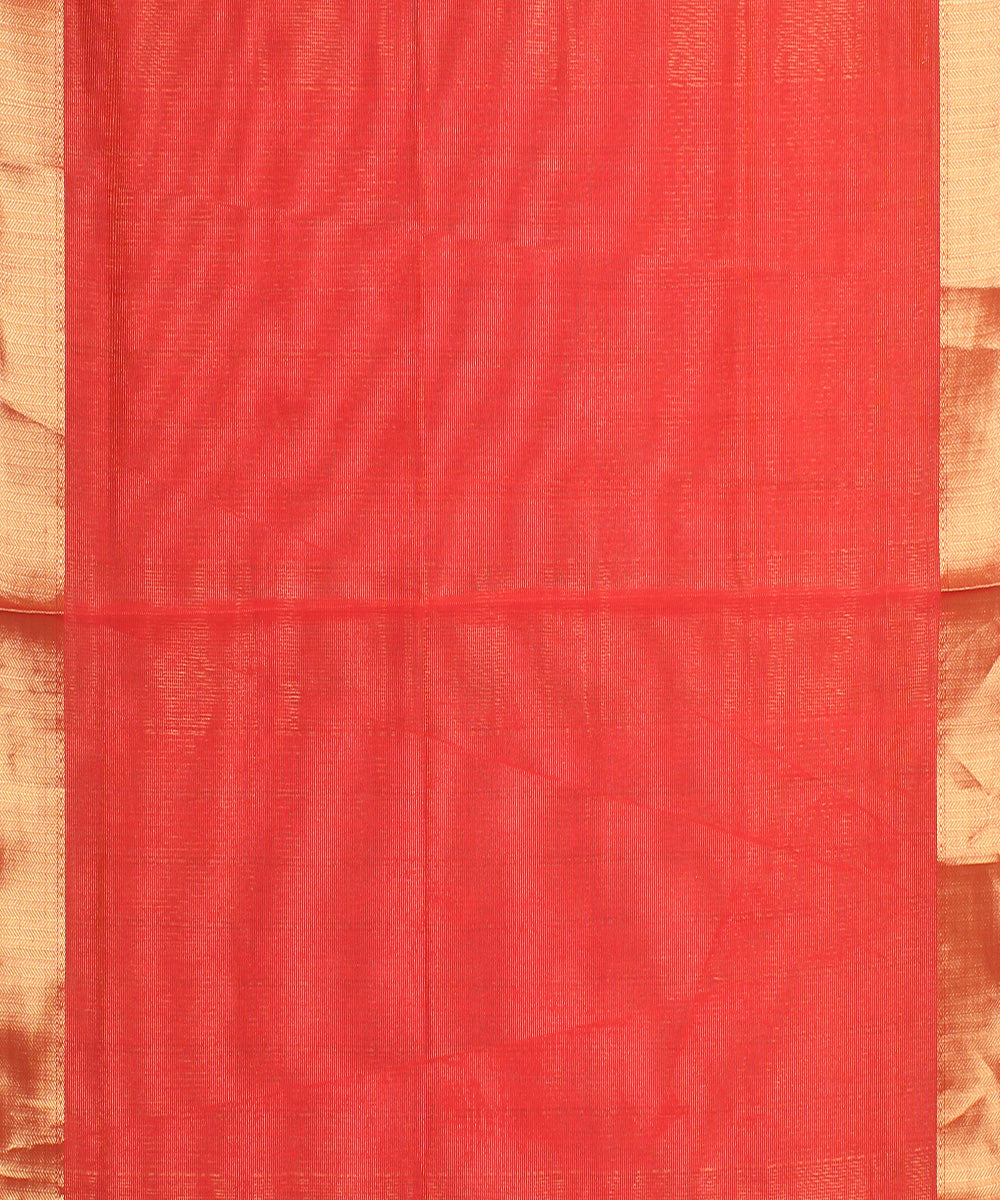 Pink maheshwari hand loom cotton silk saree