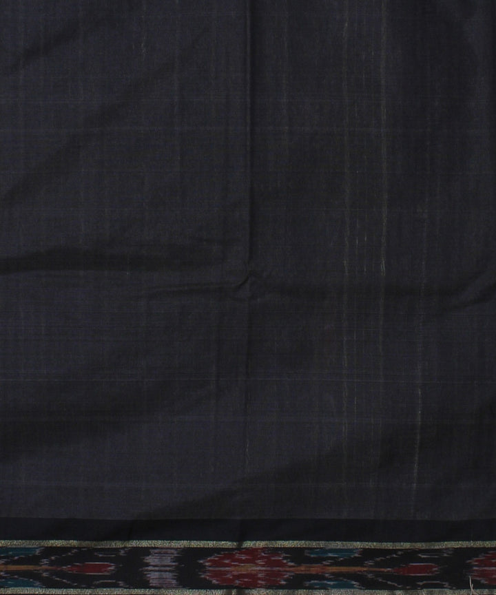 Off white black red tussar silk handwoven chattisgarh saree