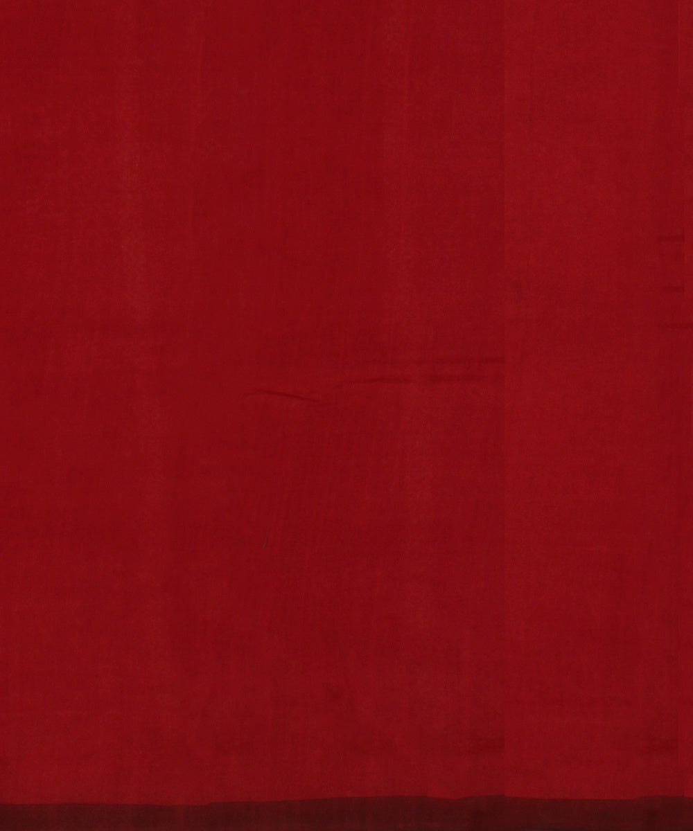 Red allover tussar silk handwoven chattisgarh saree