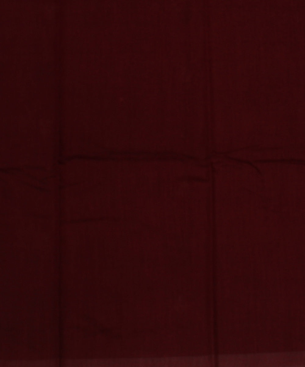 Maroon beige black tussar silk handwoven chattisgarh saree