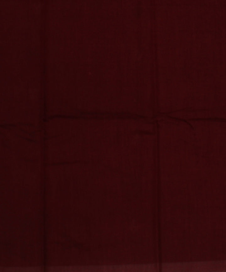 Maroon beige black tussar silk handwoven chattisgarh saree
