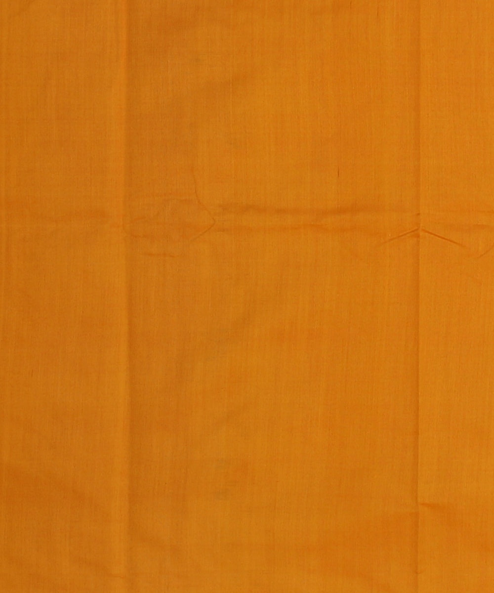 Yellow brown tussar silk handwoven chattisgarh saree