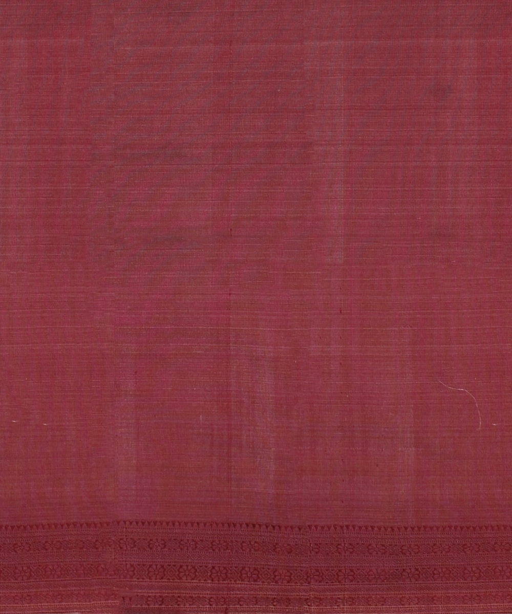 White maroon dolabedi tussar silk handwoven chattisgarh saree