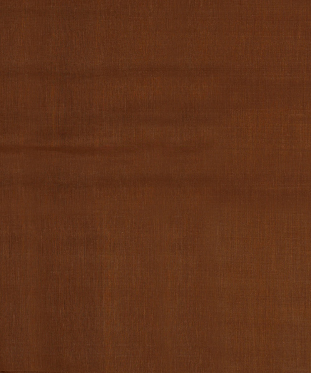 Brown pink tussar silk handwoven chattisgarh saree