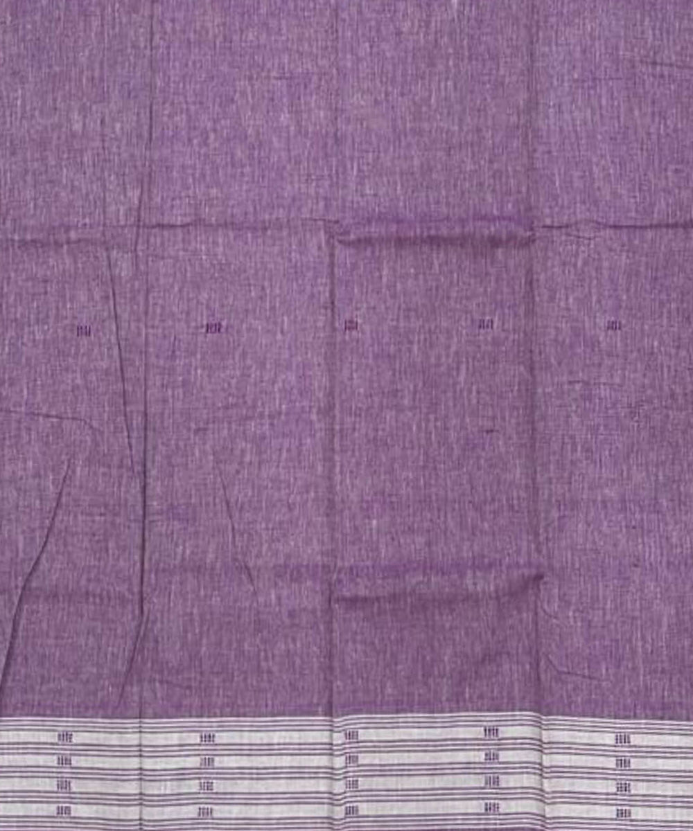 3pc Purple multicolor handwoven cotton nuapatna dress material